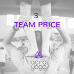 3 people team price - AcroYoga Solar Immersion Landau